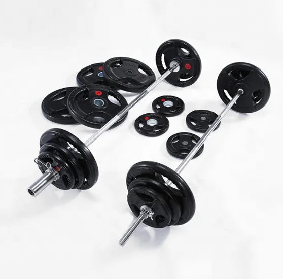 

50kg adjustable weight gym exercise barbell dumbbell set