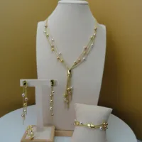 

Yulaiming costume fashion dubai african jewelry sets bridal stone wedding great quality gold plated jewelry sets