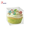 Unique square clear hard plastic cake boxes