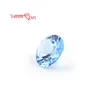 Loose clear blue synthetic spinel gemstone for sale
