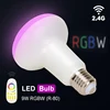 9w R60 rgb led bulbs wifi touch screen remote controller 16 million color saturation smart led bulbs
