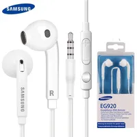 

in-ear handsfree EO-EG920BW white black earphone with retail packaging Android mobile phone headphones for samsung s6 s7 note5
