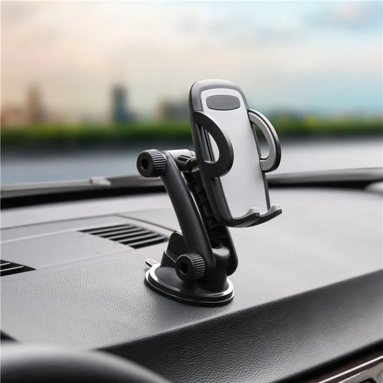 

Taiworld High quality strong sticky suction cell phone mountCell phone holder for car Adjustable Phone Holder, Black /gray