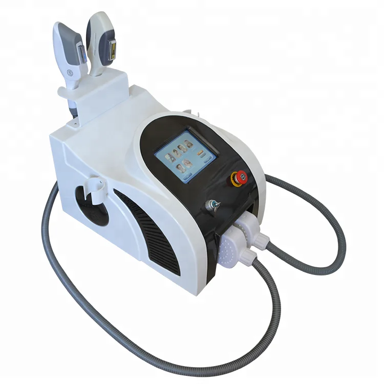 

New Elight and RF Multifunction IPL SHR IPL Hair Removal Machine with Cooling System, White and black