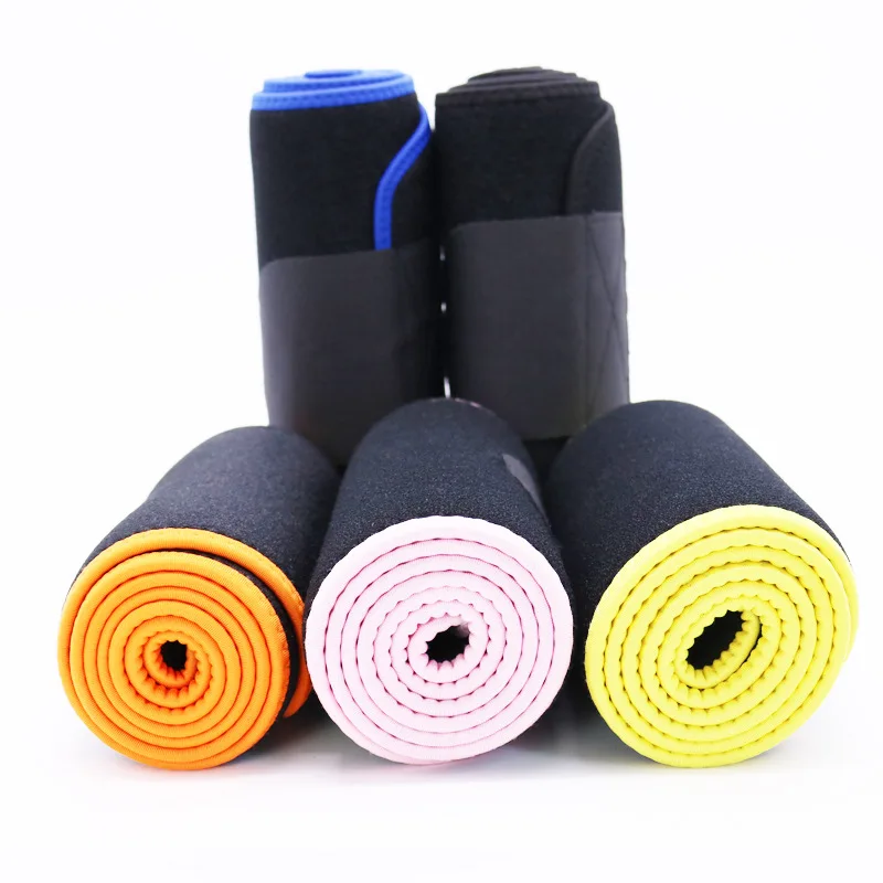 

Stock Neoprene Waist Trimmer Belt Adjustable Abdominal Trainer Weight Loss Simmer Body Shaper Wrap, Black/orange/pink/yellow or customized