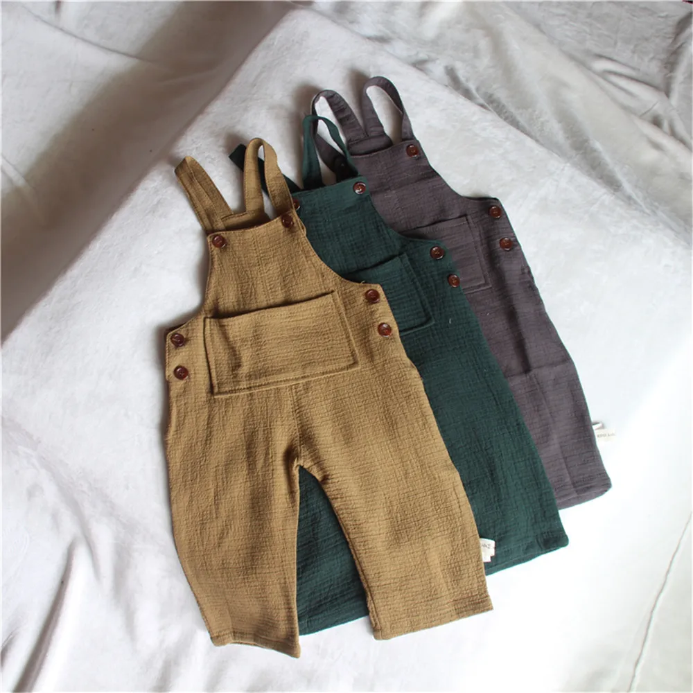 

Hu Sunshine Wholesale Stylish Autumn Cotton Boys Overalls Baby BoysClothes