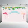 Mehofoto 7x5ft Vinyl Seamless Lightweight Birthday Photography Backdrop Digital Printing Flamingo Photography Background