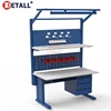 Detall ergonomic designed anti static workbench construction