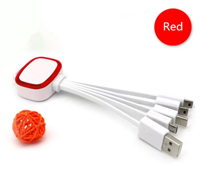 

LED lights, 4 in1 multi-purpose charging line can be customized logo, promotional essential gifts, N/a