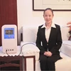 Physiotherapy equipment of high potential electric magnetic therapy