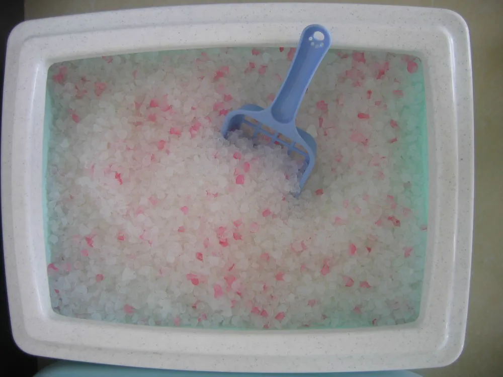 
High Quality Colorful and Fragrant Silica Gel Cat Litter 