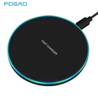 

FDGAO 10W Fast Wireless Charger For Samsung Galaxy S9/S9+ S8 S7 Note 9 S7 Edge USB Qi Charging Pad for iPhone XS Max XR X 8 Plus