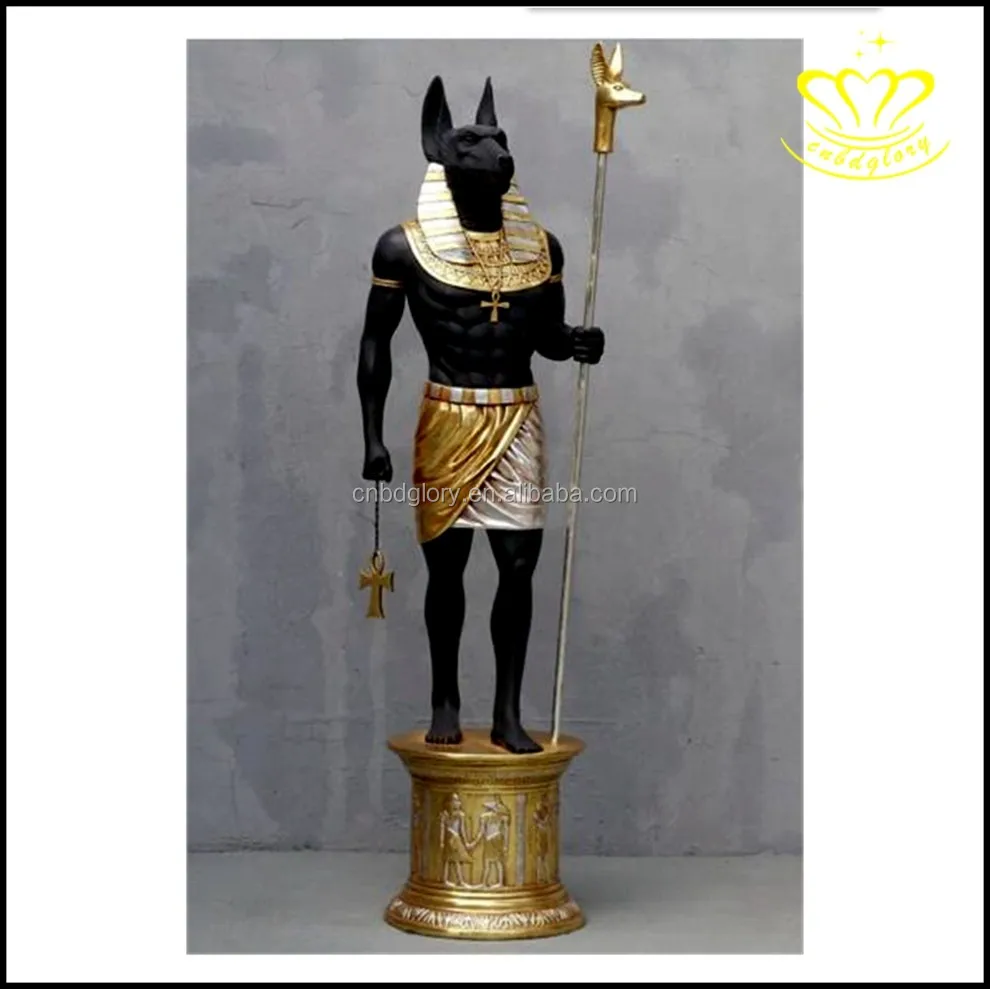 Best Quality Life Size Fiberglass New Product Sculpture Ancient Egypt God Anubis Statue Buy