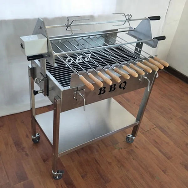 Turkish Kebab Charcoal Bbq Electronic Rotary Cyprus Type Grill Buy