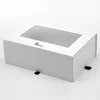 Custom printed luxury handmade foldable magnetic closure gift box with windows