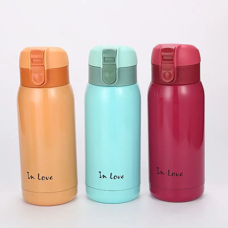 

Z004 180/360ml 304/201stainless steel vacuum bottle outdoor portable hot/ice water cup sport drinking bottle