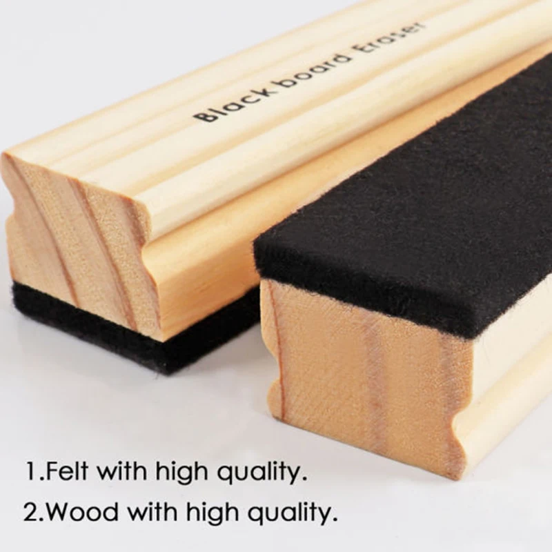 
Factory supply China wool felt blackboard eraser with wood 