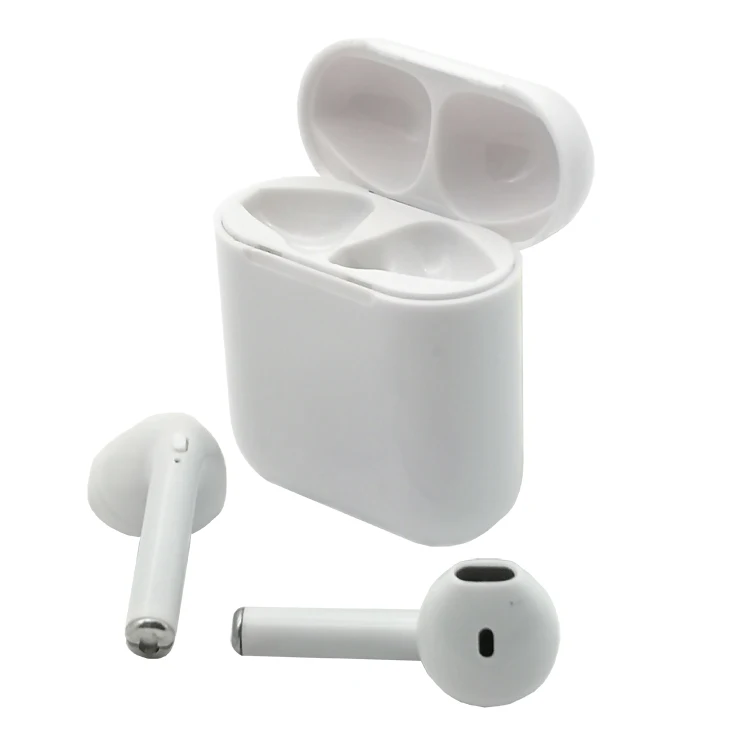 

2019 newest tws earbuds 1:1 i12 tws, White