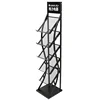 China supplier manufacturer iron wire display shelf brochure stand HS-Z08+
