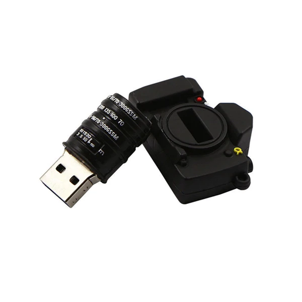 Creative PVC Cartoon Camera USB 2.0 Flash Drive Storage Photographers Gift - ANKUX.COM