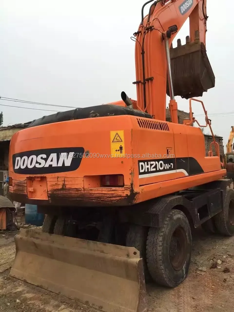 Used Doosan Dh210w7 Wheel Excavator For Sale,Secondhand Doosan Wheel