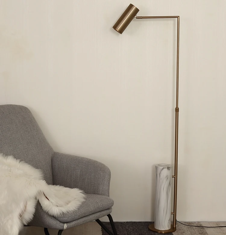 
brushed iron holder floor lamp floor light 