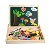Wooden Magic Puzzle Writing Drawing Toys Board for Children