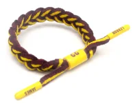 

Hot Sale Charm Wristband Adjustable Sports Braided Shoelace Bracelets,Comfortable cotton wristband