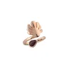 Wholesale Fashion New Design Vintage Flower Toe Rings Adjustable Violent Water Korea Metal Toe Ring For Women
