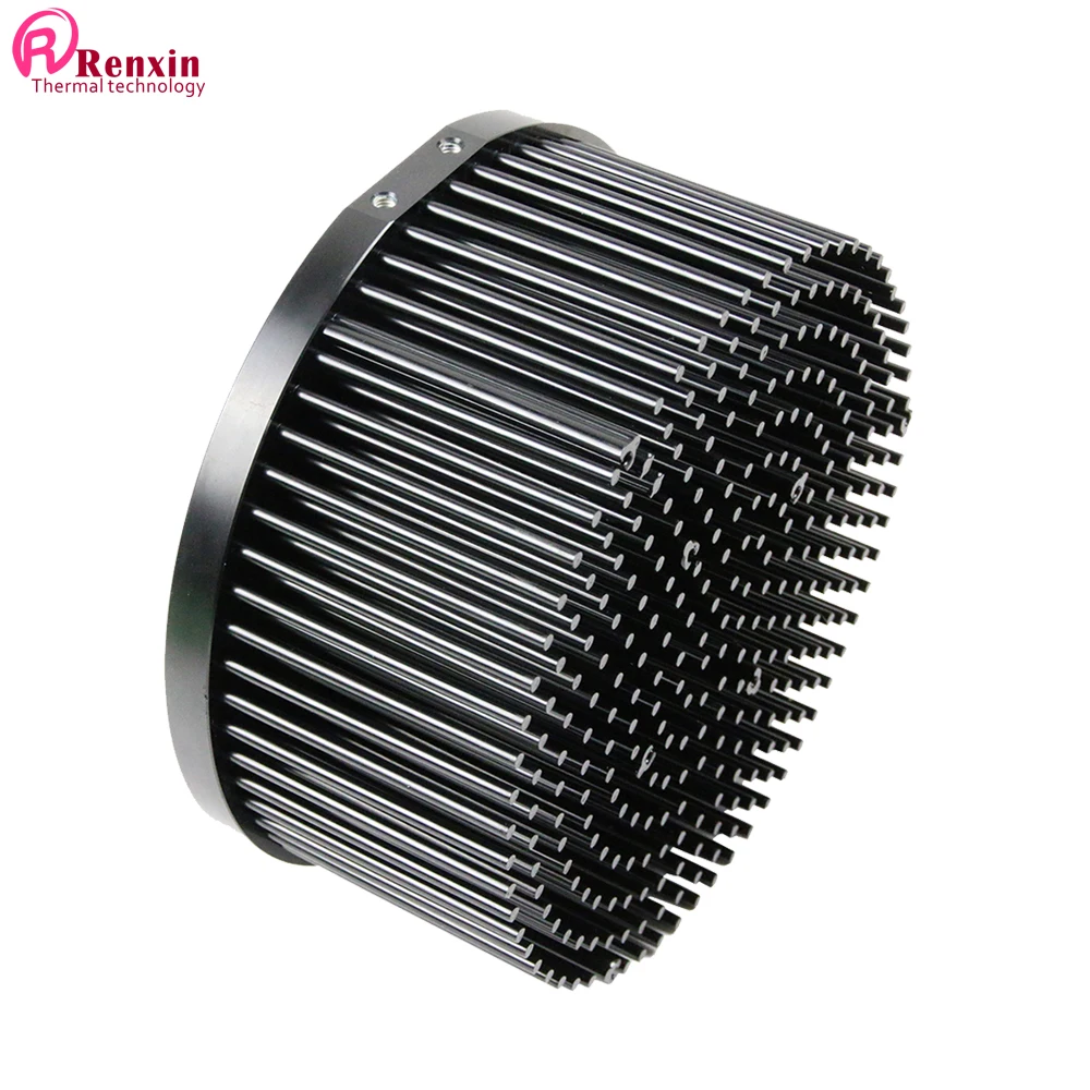 Led Grow Lights Heatsink 100w Pin Fin Heat Sink Black Round Extruded ...