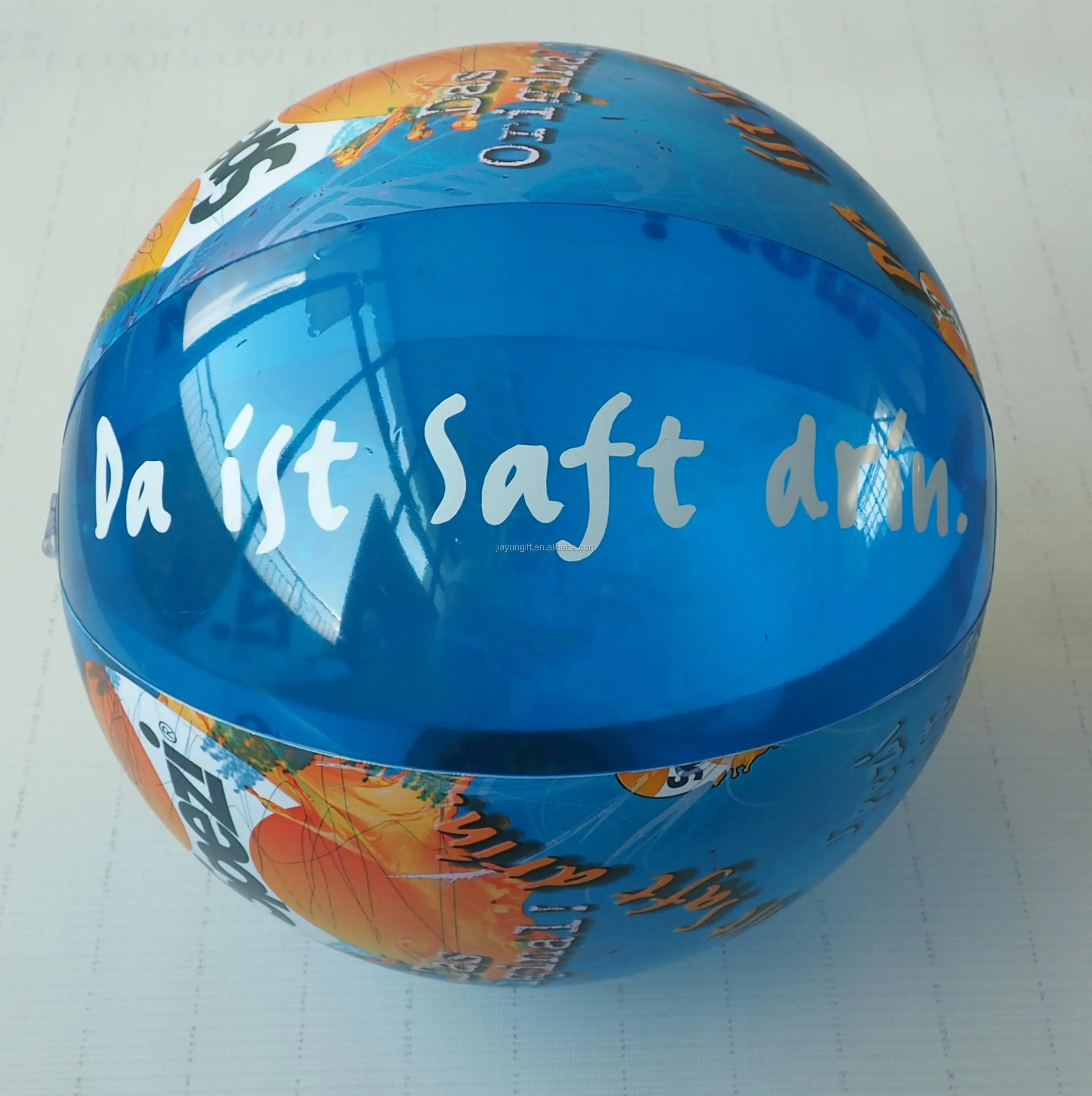 
inflatable ball by CMYK offset printing 