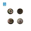 Wholesale Factory Cheap Sewing 18L 4 Holes Black Mop M.O.P. Fine Edge Shell Button