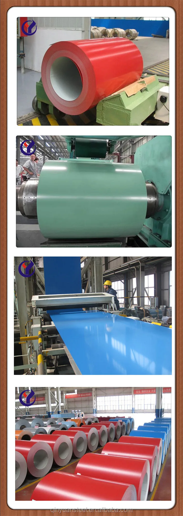 Ral Color 0.4mm 0.5mm Thickness PPGI Coils, Color Coated Steel Coil, Metal Roofing Sheets Ppgi Steel Sheet