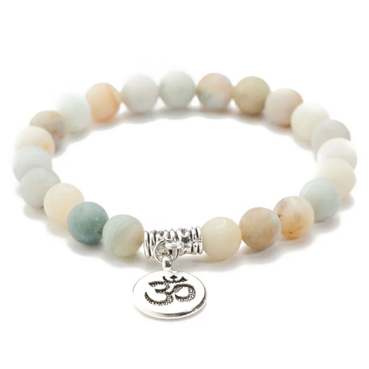 

Womens Alloy Yoga/Lotus/Charm White Natural Stones Beaded Inspiration Bracelets, Colorful