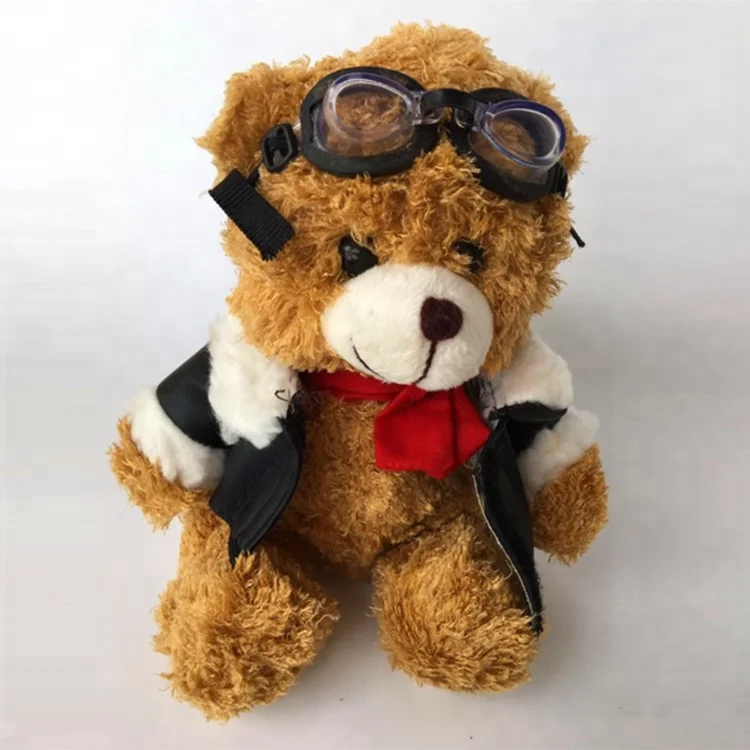 teddy bear pilot outfit