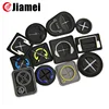 Soft pvc material custom design heat transfer rubber earphone hole patch