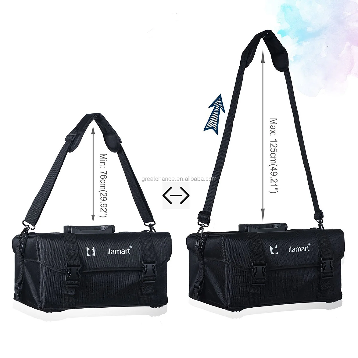 Rolling Makeup Case Trolley 2 In 1 Travel Cosmetic Train Cases On