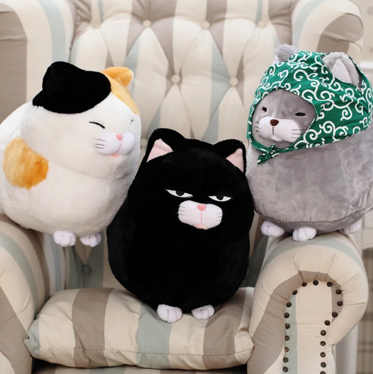 

dropshipping cute simulation cat plush toys kids toy gifts cat plush doll, Picture