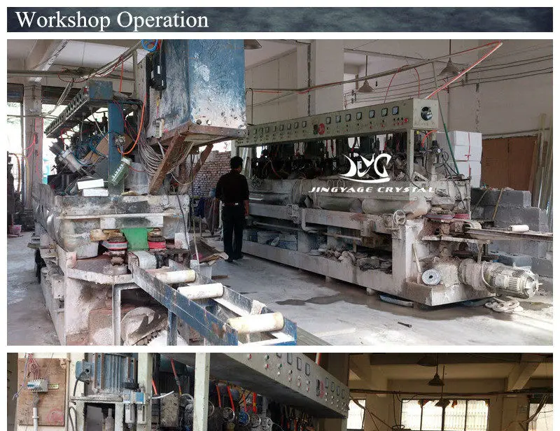 Jingyage 3d Laser Peony And Bamboo Crystal Glass Pillar For Interior