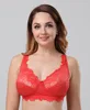 Large Size Wireless Lace Non padded Bra
