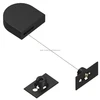 Black Plastic Display Merchandise Recoilers/Cordwinders,Security Tethers pull box