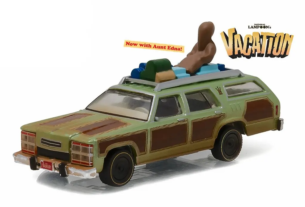 GREENLIGHT 44730 A 1979 FAMILY WAGON QUEEN 1//64 NATIONAL LAMPOONS VACATION LIPS