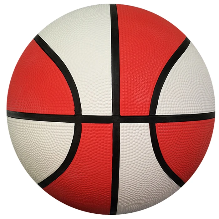 

High quality bounce custom size and logo rubber Mix color basket ball, Orange or customized color
