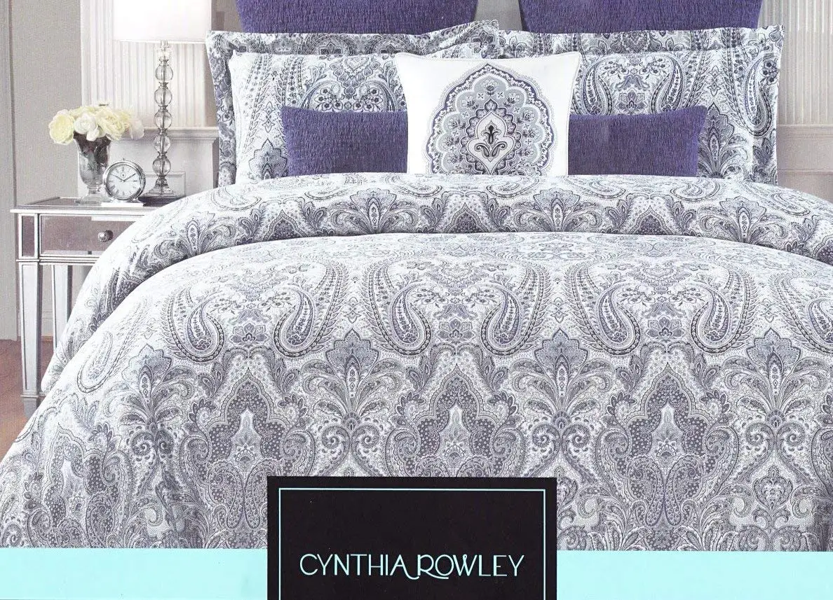 Buy Cynthia Rowley 3pc King Duvet Cover Set Paisley Moroccan