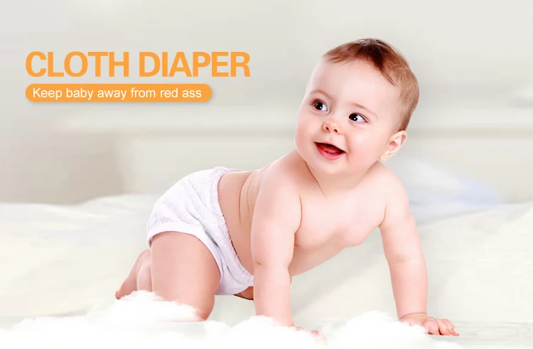 wholesale nice reusable high absorbent organic nappy baby cloth diaper