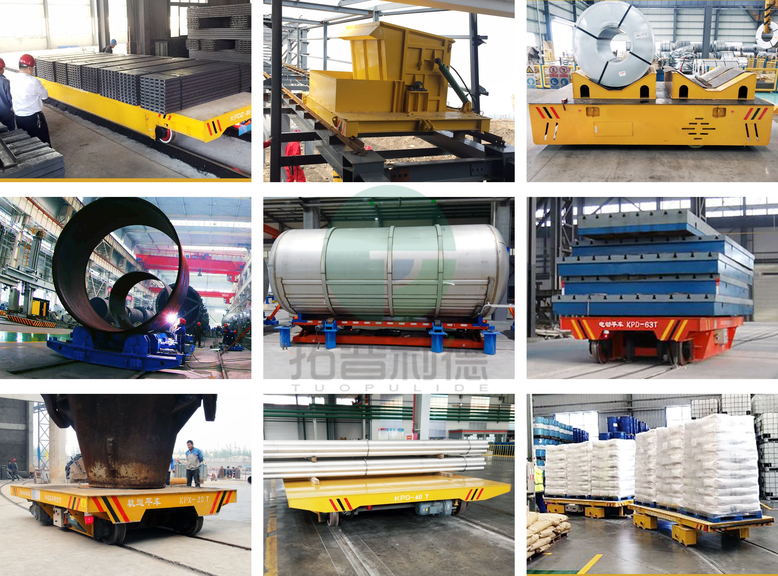 conducting rail power transfer trailer,mold transport car,motorized transfer car