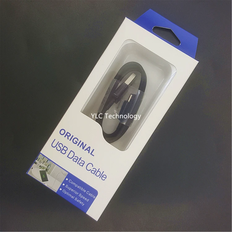 

For samsung s8 fast charge cable type c android charger cable, Black