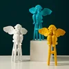 New arrival handmade resin cute little angel ornament lovely craft for home decoration