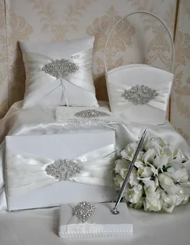2014 Bling Wedding Decoration Sets Wedding Guest Book And Pen Set