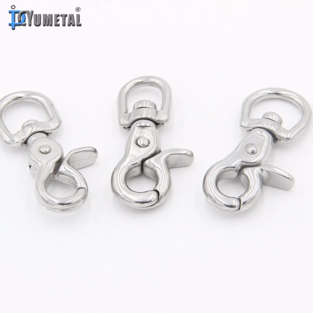 
Stainless Steel AISI316 & AISI304 Swivel Eye Snap Hook S-251 